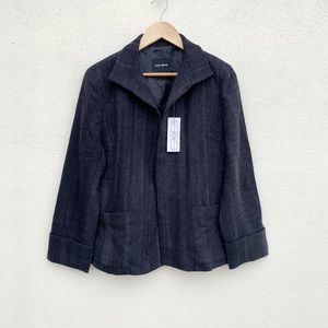 50% Off -Korean Style Sweater Blazer / Winter Coat L/XL/XXL Dark Grey